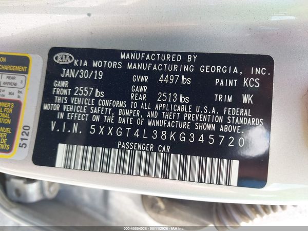 2019 KIA OPTIMA LX