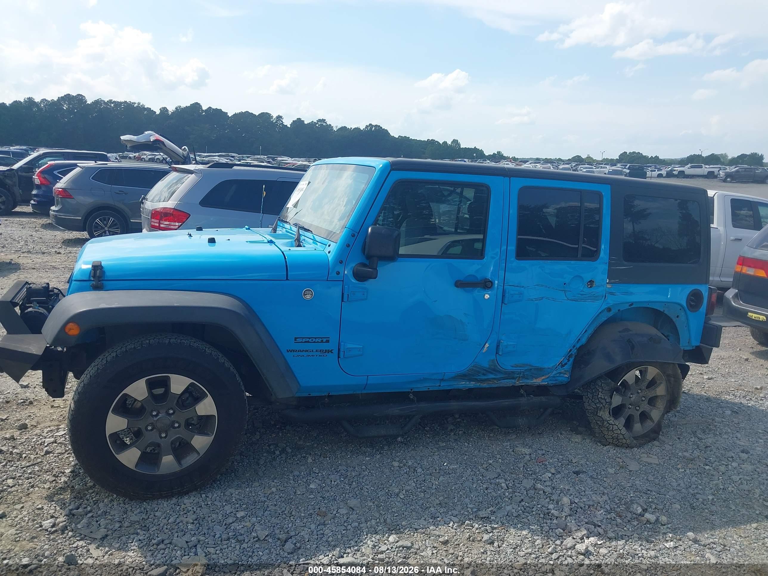2018 JEEP WRANGLER JK UNLIMITED SPORT S 4X4