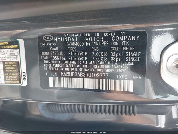 2024 HYUNDAI KONA SEL