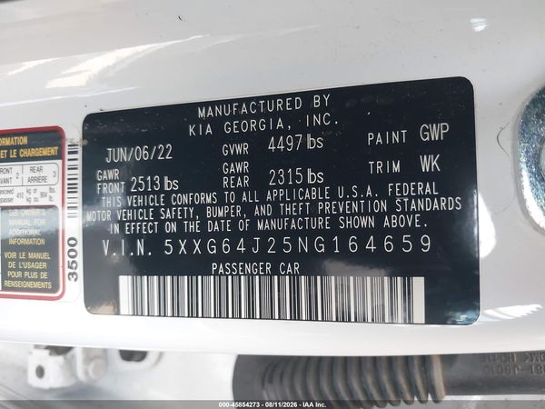 2022 KIA K5 GT-LINE