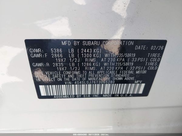 2026 SUBARU FORESTER SPORT