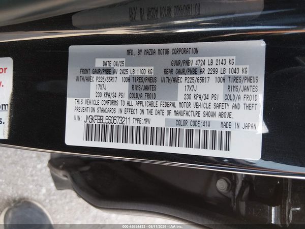 2025 MAZDA CX-5 2.5 S SELECT