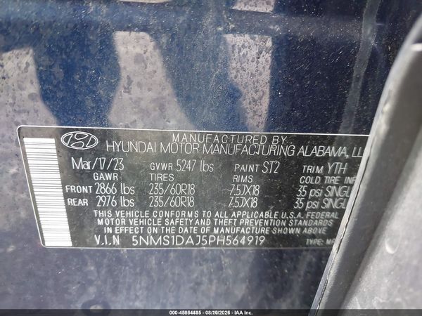 2023 HYUNDAI SANTA FE SE
