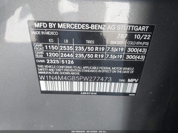 2023 MERCEDES-BENZ GLB 250 GLB250