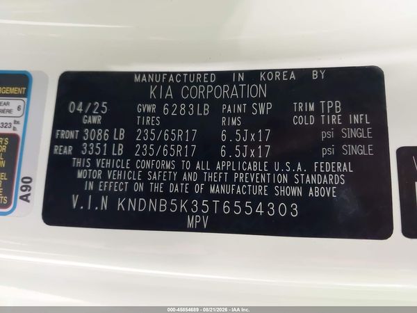 2026 KIA CARNIVAL MPV LXS