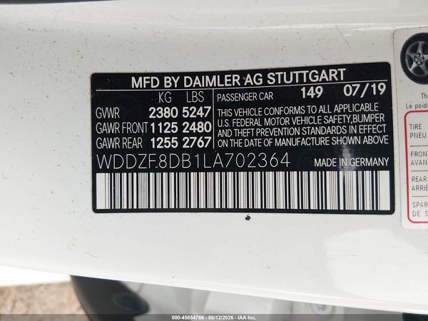 2020 MERCEDES-BENZ E 350 E350