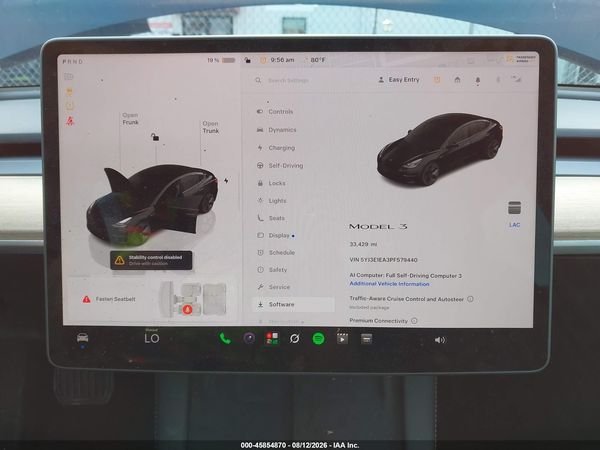 2023 TESLA MODEL 3 REAR-WHEEL DRIVE
