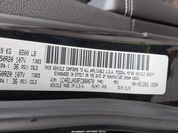2015 DODGE DURANGO SXT