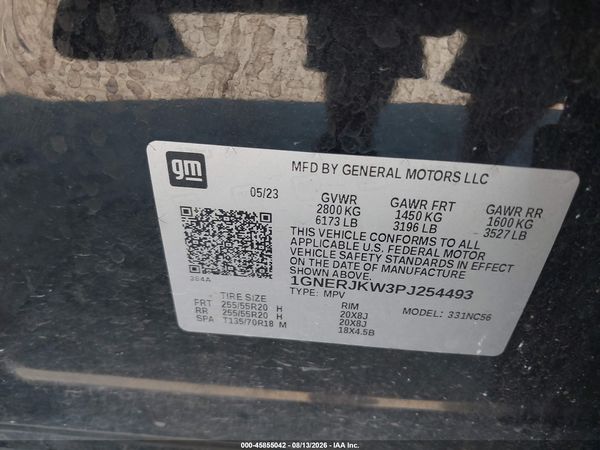 2023 CHEVROLET TRAVERSE FWD RS — I9