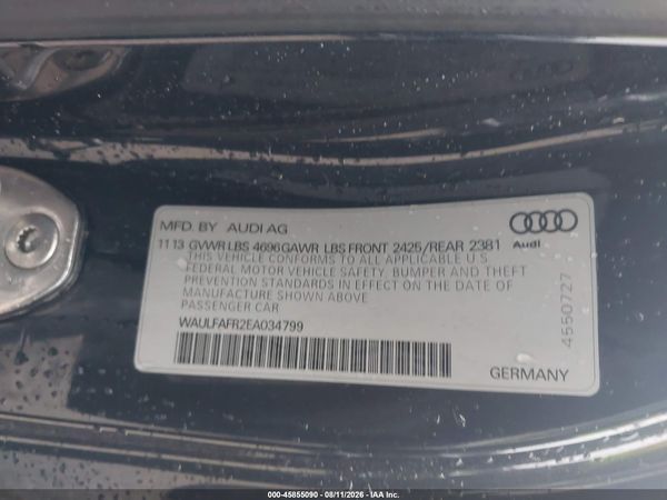 2014 AUDI A5 2.0T PREMIUM