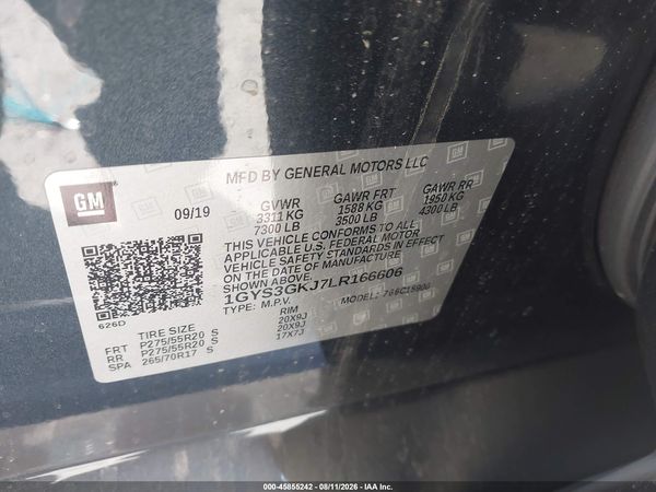 2020 CADILLAC ESCALADE ESV 2WD