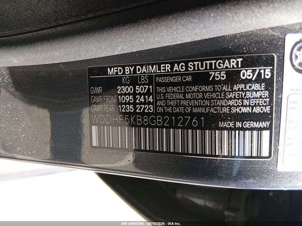 2016 MERCEDES-BENZ E 350 E350