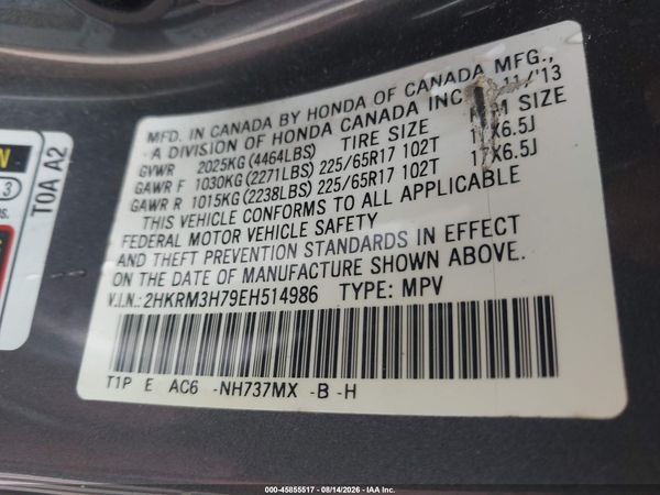 2014 HONDA CR-V EX-L