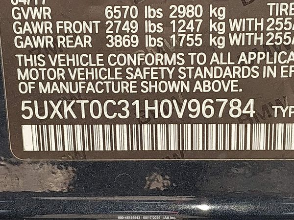 2017 BMW X5 EDRIVE XDRIVE40E IPERFORMANCE