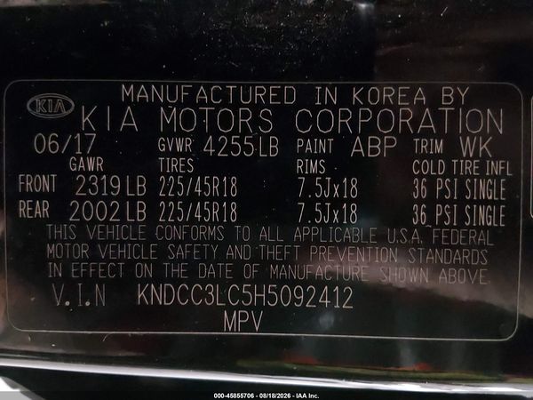 2017 KIA NIRO EX