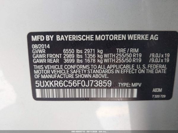 2015 BMW X5 XDRIVE50I