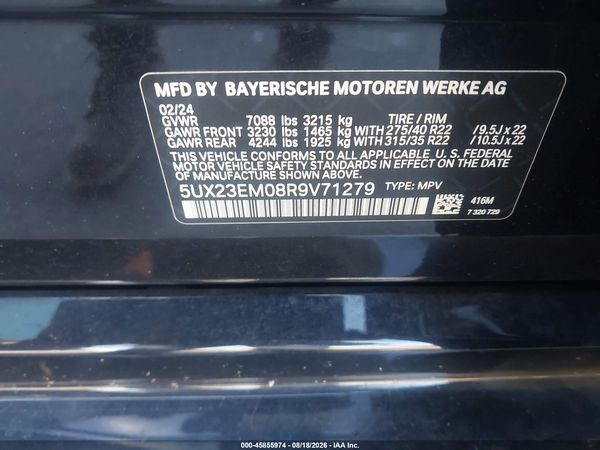 2024 BMW X7 XDRIVE40I