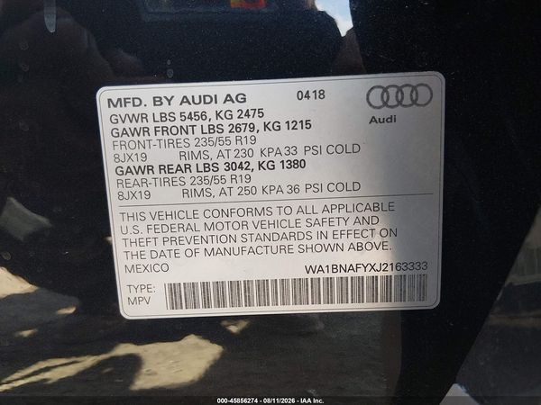 2018 AUDI Q5