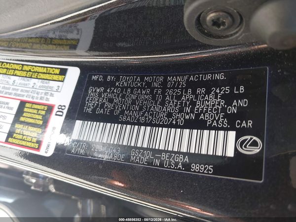 2025 LEXUS ES 350 350 Premium