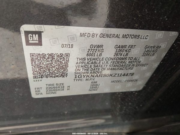 2019 CADILLAC XT5 STANDARD