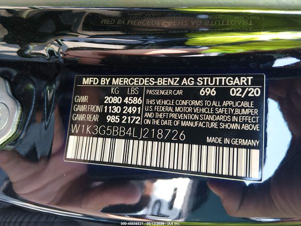 2020 MERCEDES-BENZ AMG A 35 4MATIC