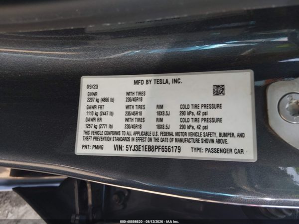 2023 TESLA MODEL 3