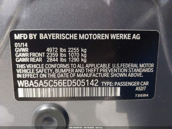 2014 BMW 528 I
