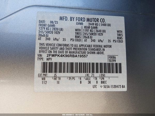 2024 FORD EDGE TITANIUM