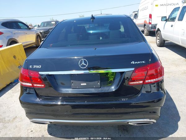 2016 MERCEDES-BENZ E 350 4MATIC