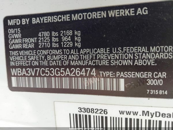 2016 BMW 428I