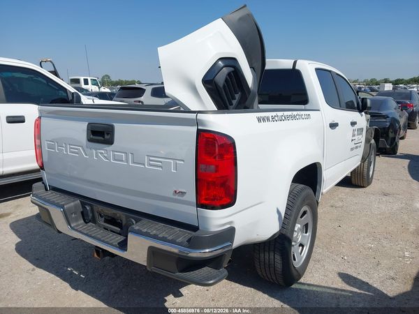 2022 CHEVROLET COLORADO 2WD  SHORT BOX WT — I4