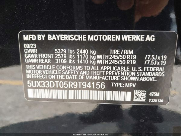 2024 BMW X4 XDRIVE30I