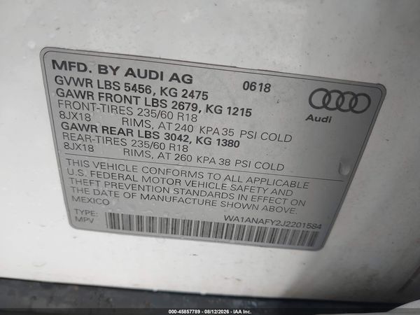 2018 AUDI Q5