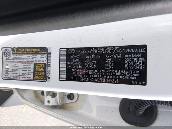 2022 HYUNDAI TUCSON SEL