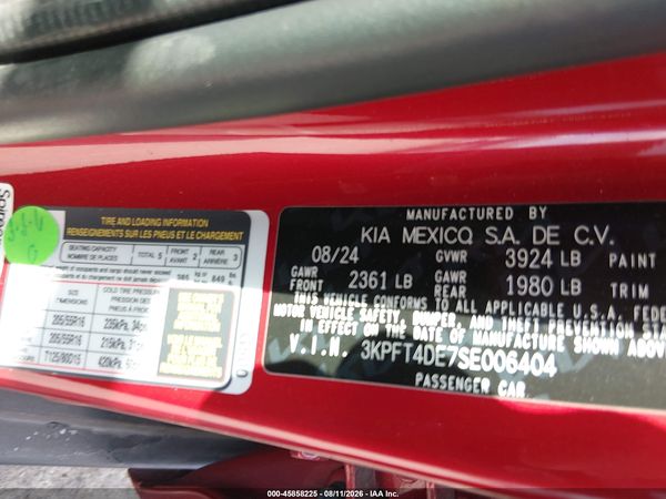2025 KIA K4 LXS