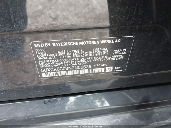 2022 BMW X5 XDRIVE40I