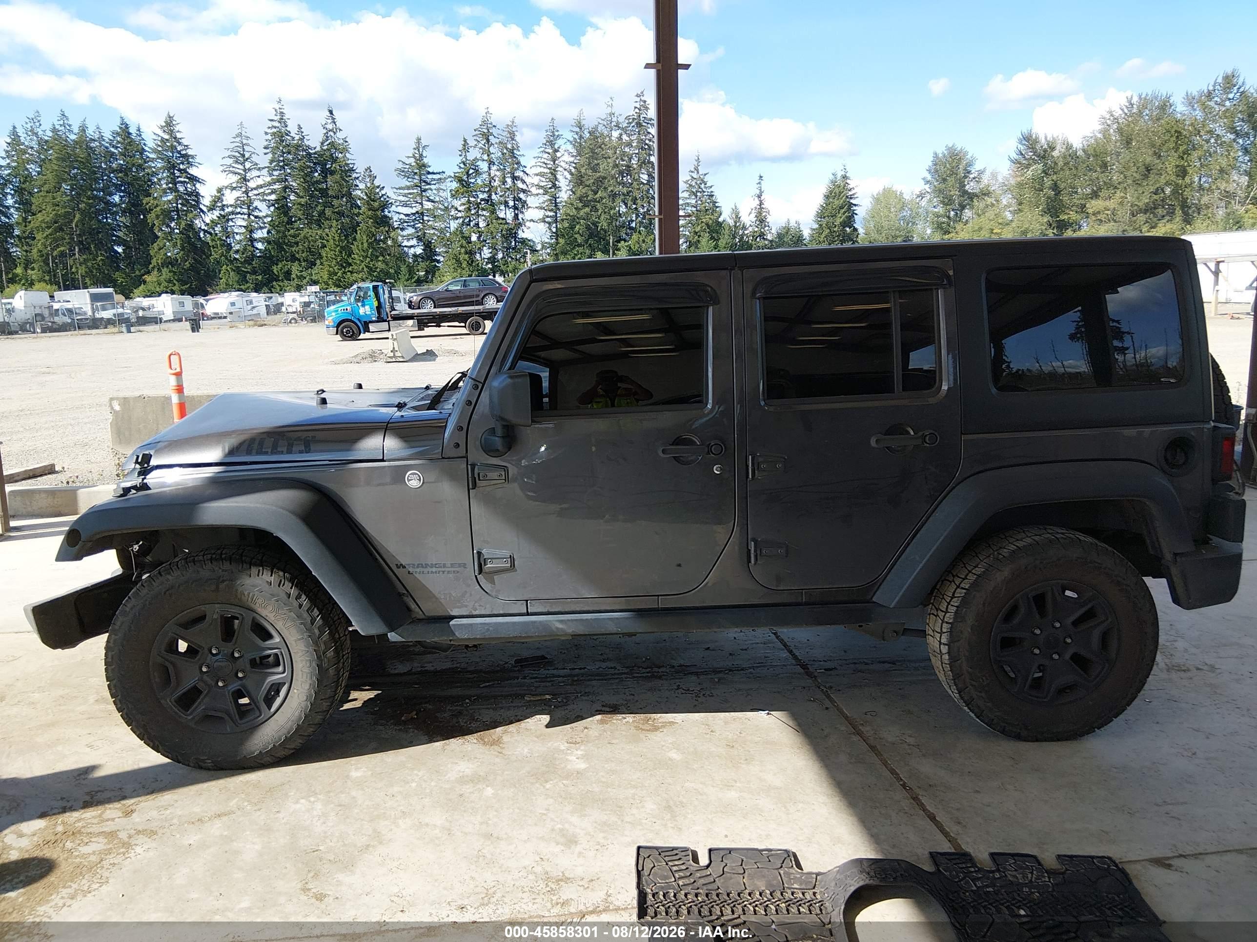 2017 JEEP WRANGLER UNLIMITED WILLYS WHEELER