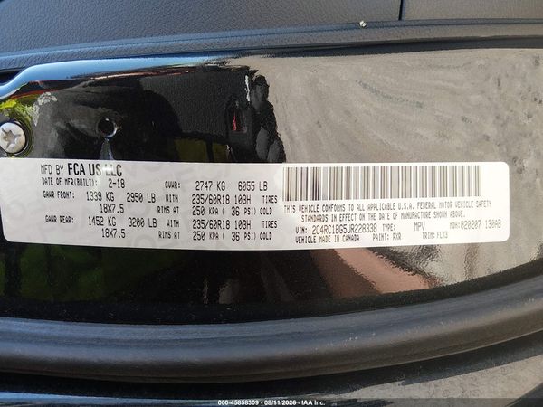 2018 CHRYSLER PACIFICA TOURING L