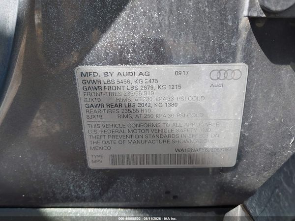 2018 AUDI Q5