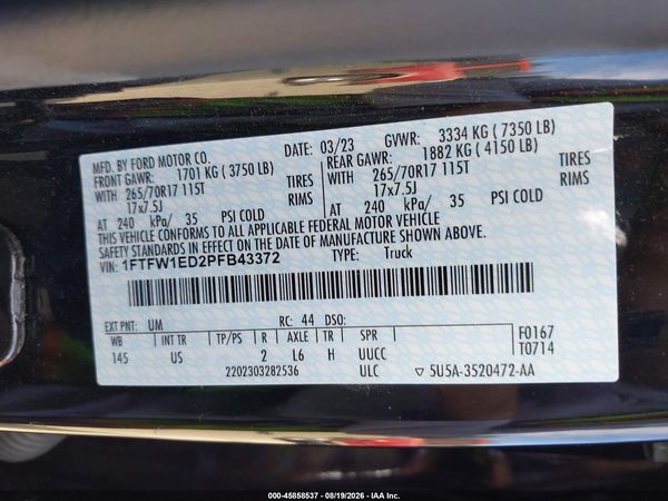 2023 FORD F-150 XLT