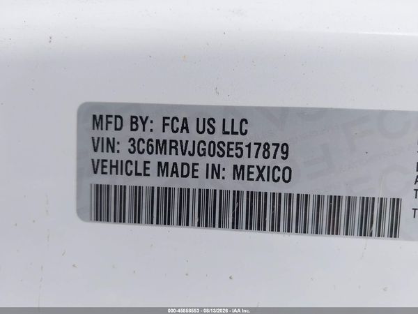 2025 RAM PROMASTER 3500