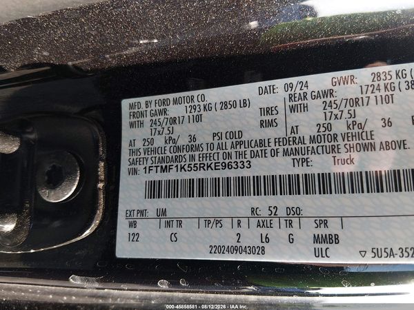 2024 FORD F-150 XL