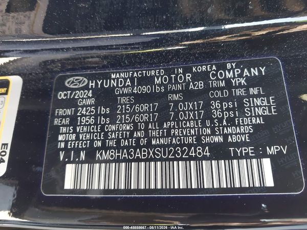 2025 HYUNDAI KONA SE