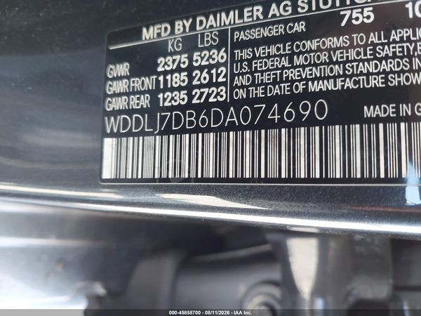 2013 MERCEDES-BENZ CLS 550 CLS550