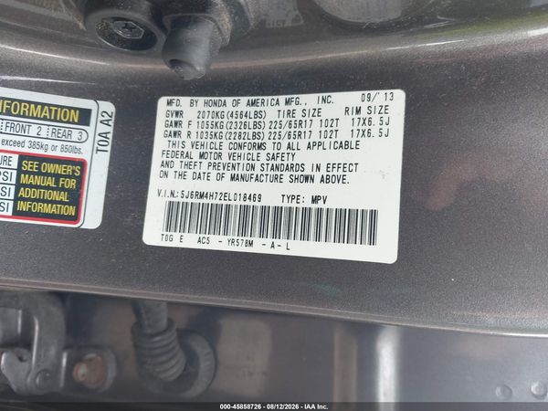 2014 HONDA CR-V EX-L