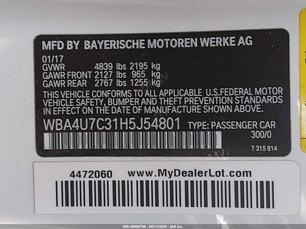 2017 BMW 430I