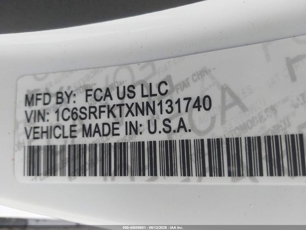 2022 RAM 1500