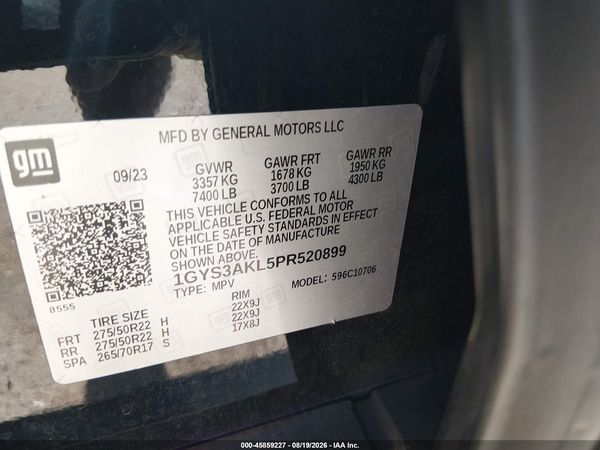2023 CADILLAC ESCALADE 2WD LUXURY
