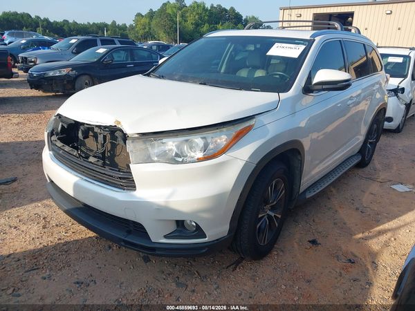 2016 TOYOTA HIGHLANDER XLE V6