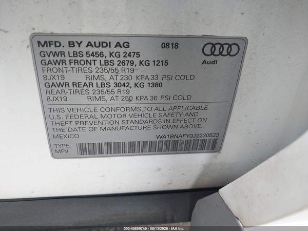 2018 AUDI Q5